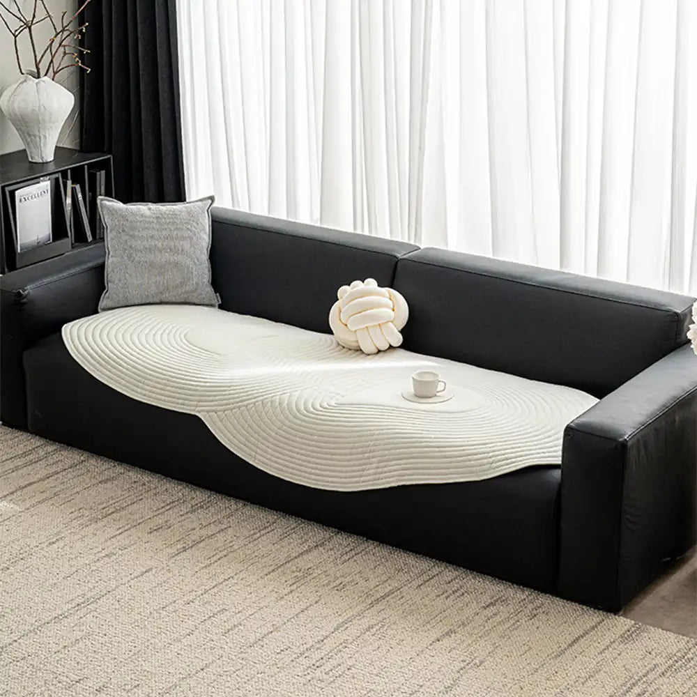 Weiche, reine Baumwolle Sofa- Schutz rutschfeste Couchhülle