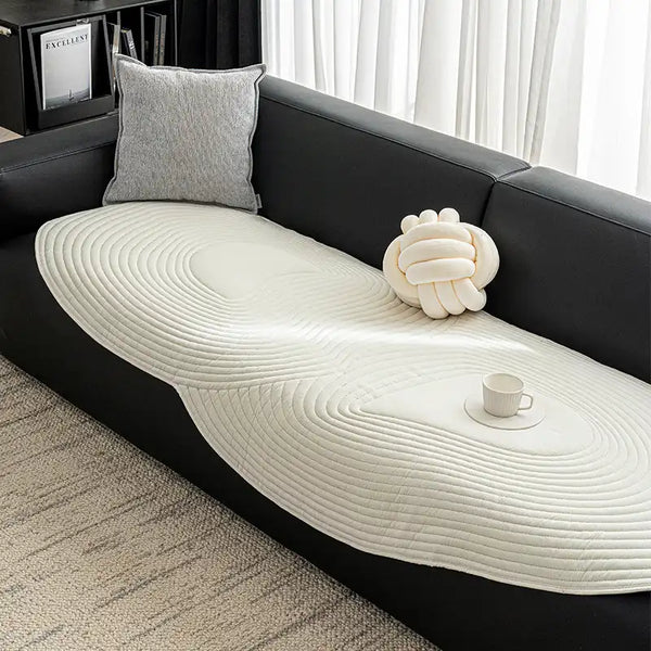 Weiche, reine Baumwolle Sofa- Schutz rutschfeste Couchhülle