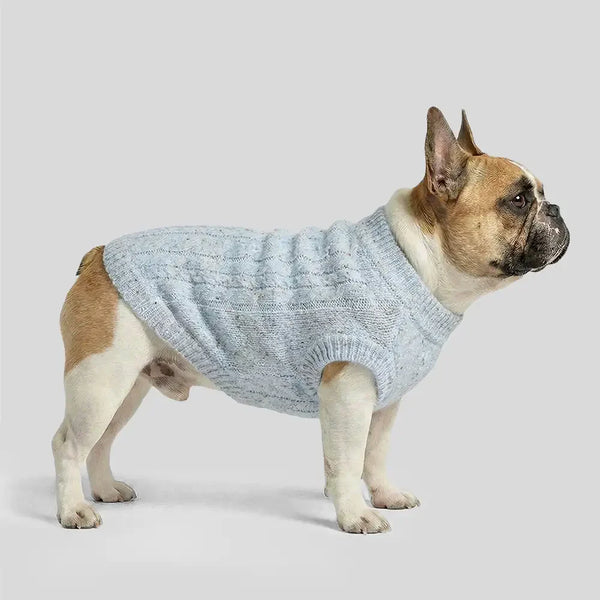 Weicher warmer dick gestrickter Hundepullover – Entworfen für Dackel, französische Bulldoggen und Möpse