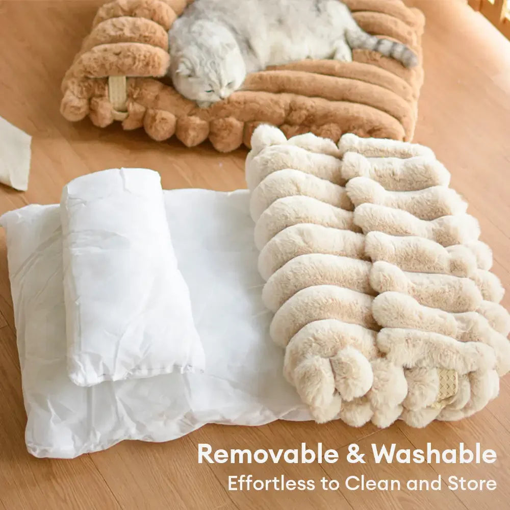 Weichheit Faux Kaninchenfell Wärmekissen Hundebett - Gemütliche Wolke