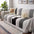 Stripe Art Kratzfester Chenille Multifunktions-Sofa-Schutzbezug Couchdecke