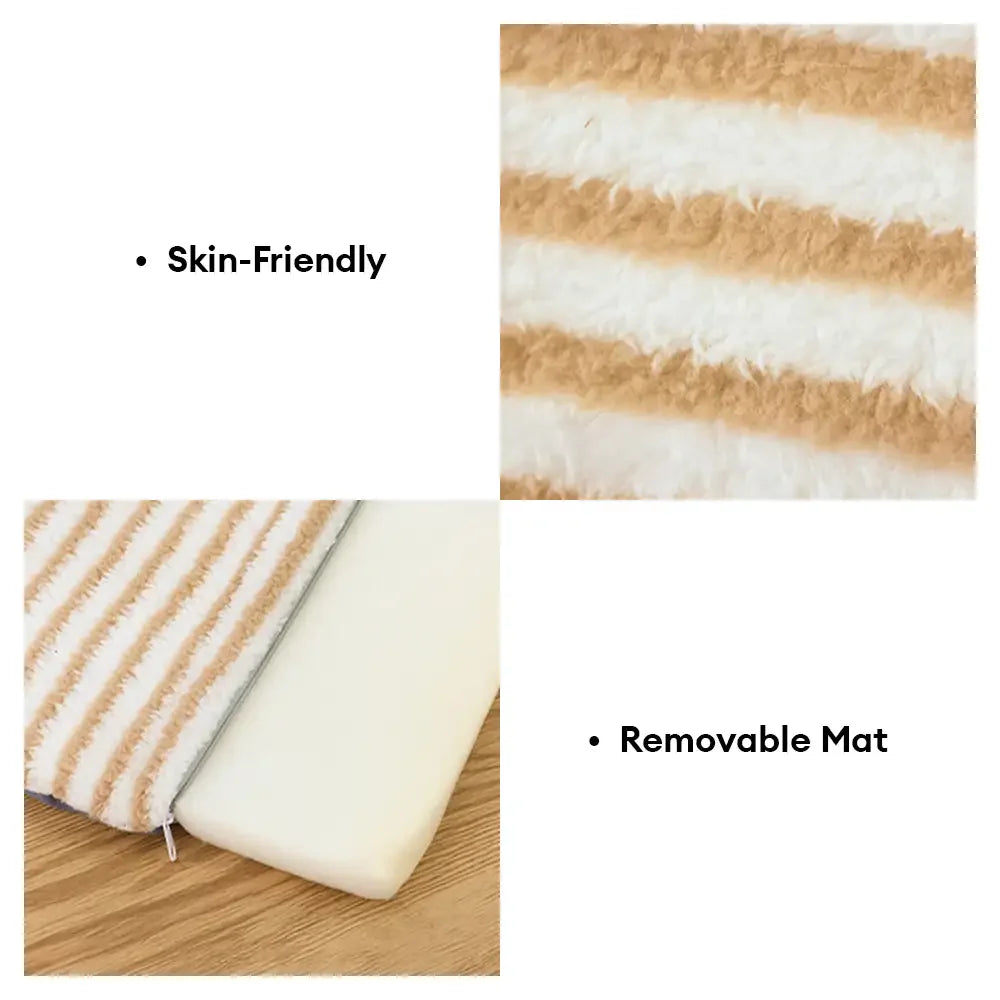 Gestreifter Höhlenstil warmer, tiefer Schlafsnug Katzenhöhle Hundehütte