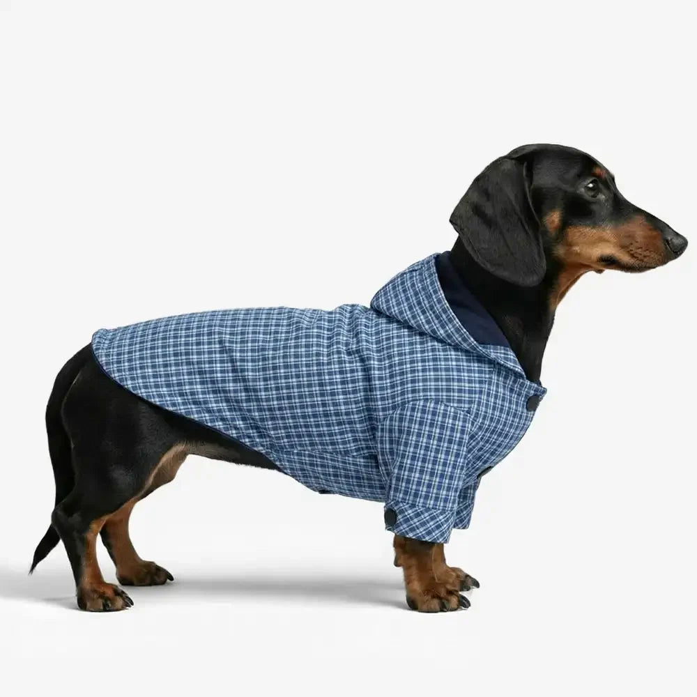Stilvolle doppelseitige wendbare winddichte Outdoor-Hundejacke