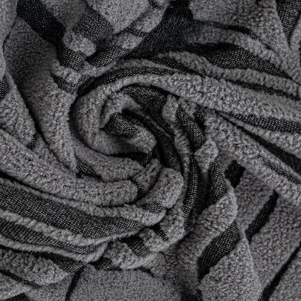 Dicker Polarfleece Jacquard Kratzfest Stretch Couchbezug