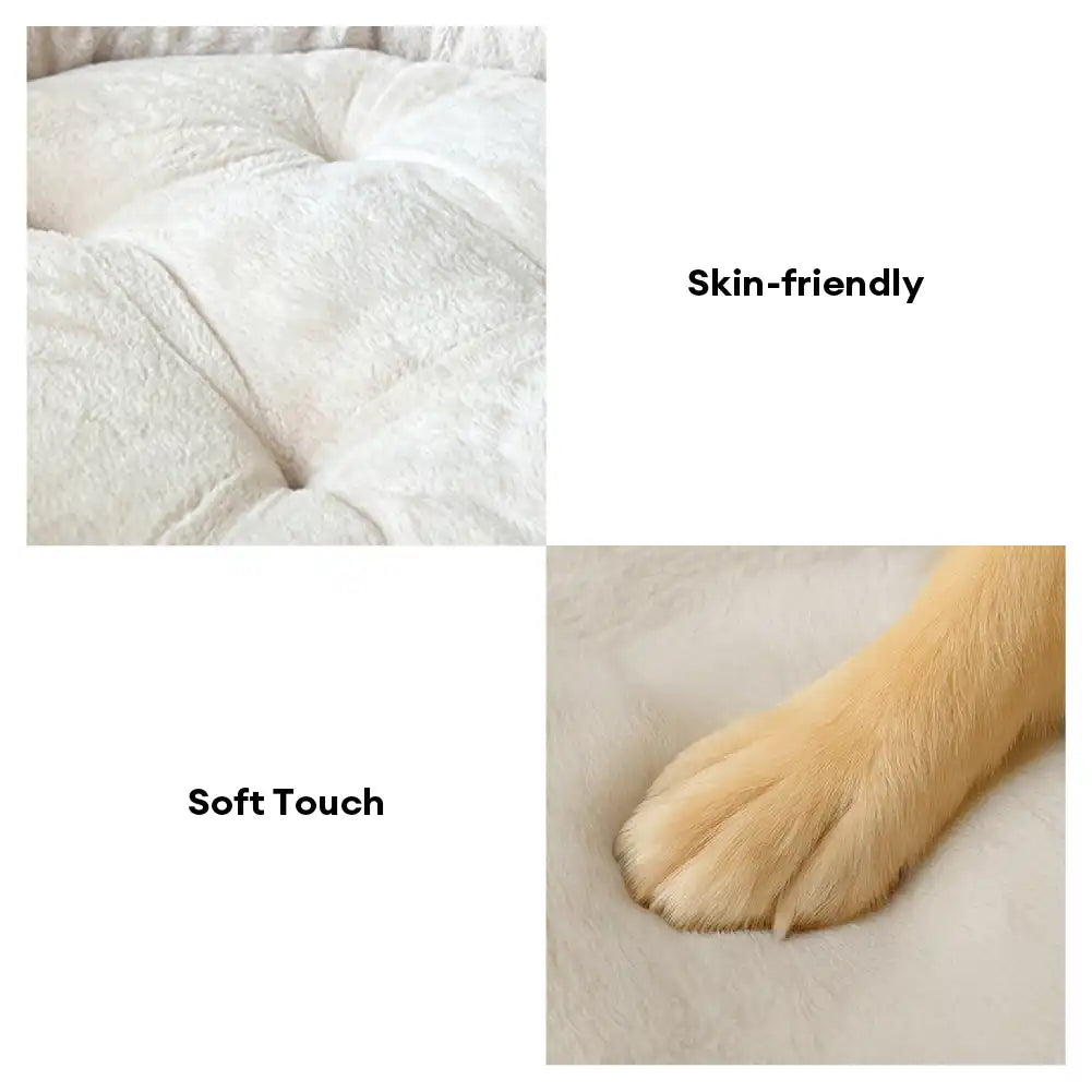 Ultra-Plüsch-Corduroy-Anti-Angst-Hundebett