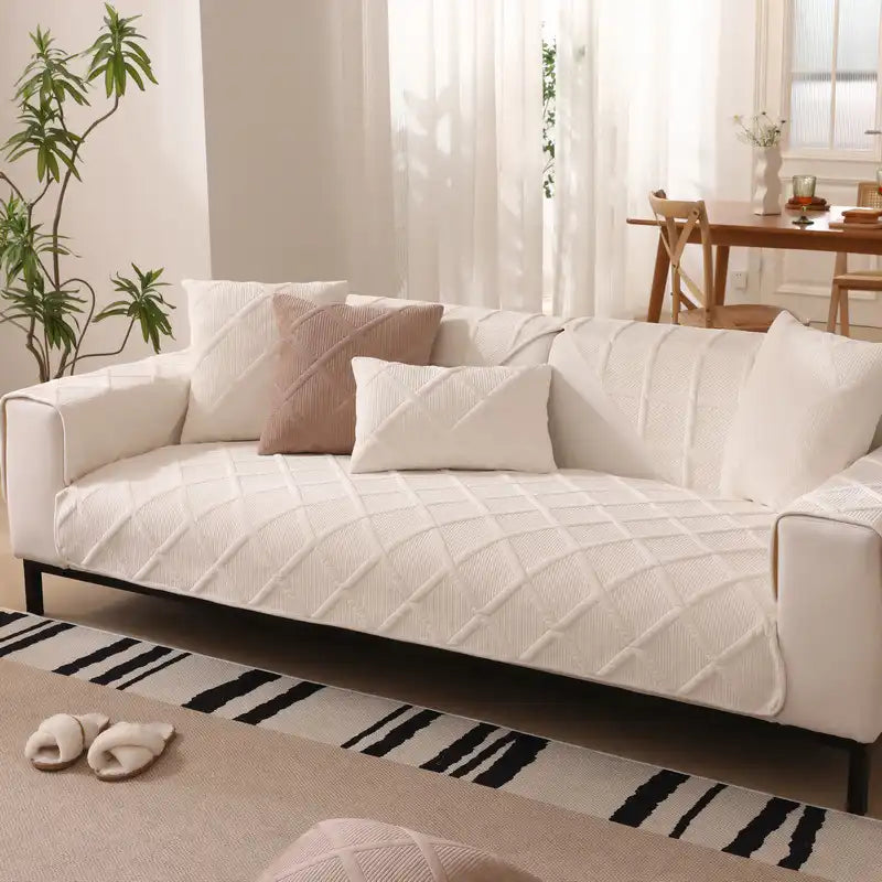 Samtweicher kurzer Plüsch Bezug für moderne Interieurs Couch