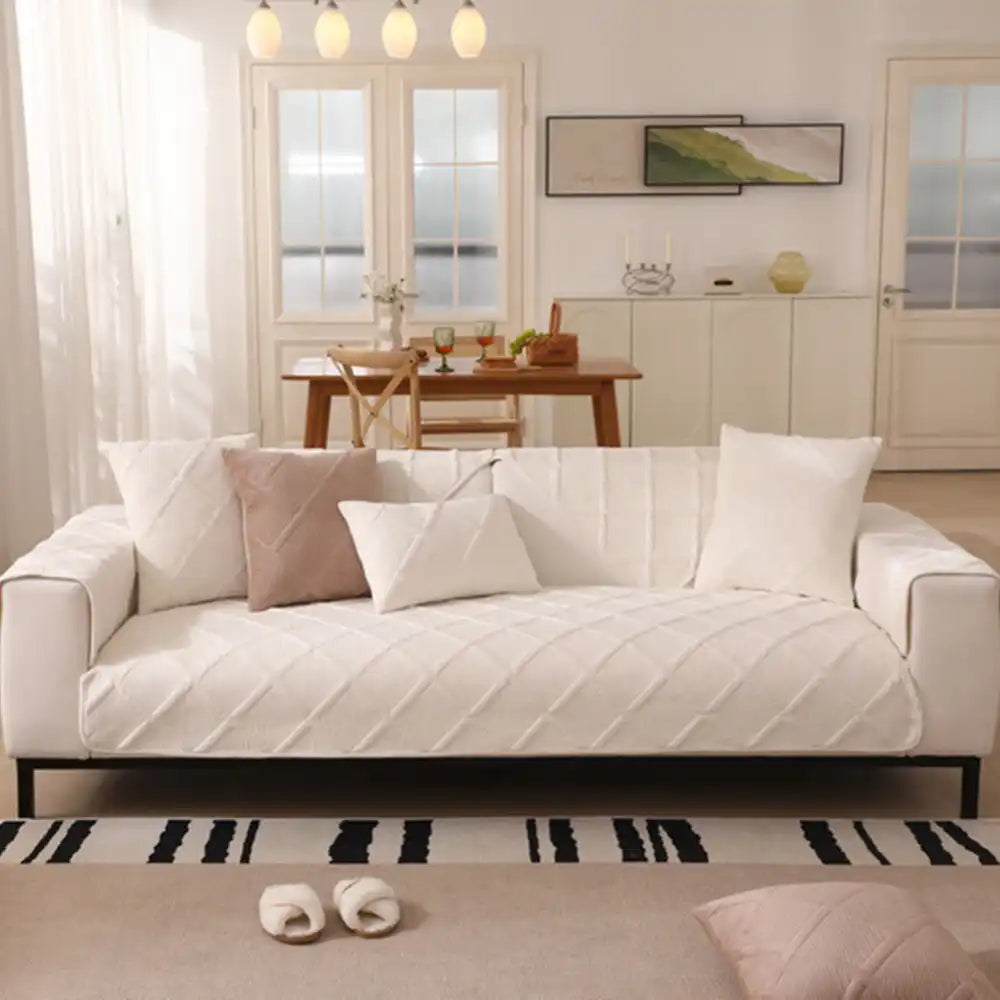Samtweicher kurzer Plüsch Bezug für moderne Interieurs Couch
