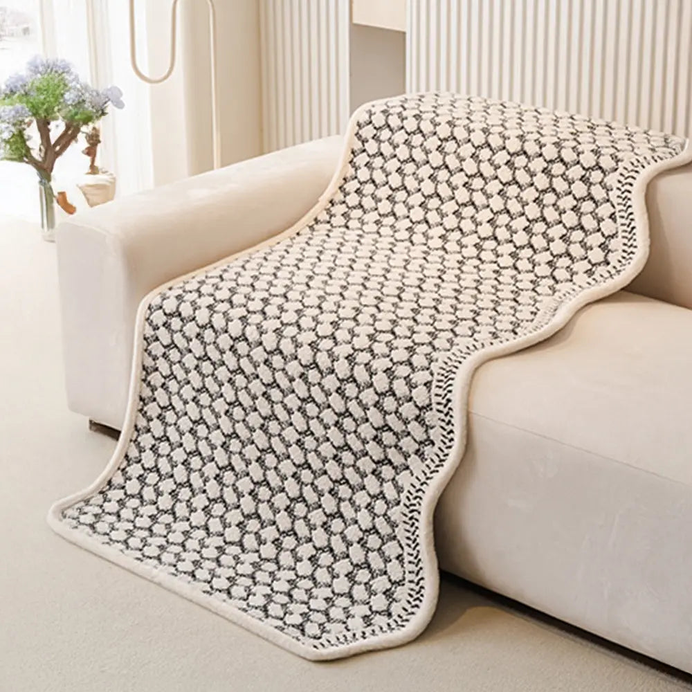 Vintage Klassische Chenille Kratzfeste Sofa Schutzhülle