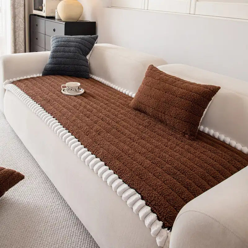 Warme dicke bequeme Sofadecke rutschfester Couchbezug