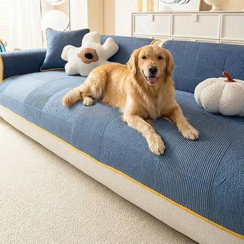 Waschbare Baumwolle Hautfreundliche Atmungsaktive Sofa-Schützer Rutschfeste Couch-Bezug