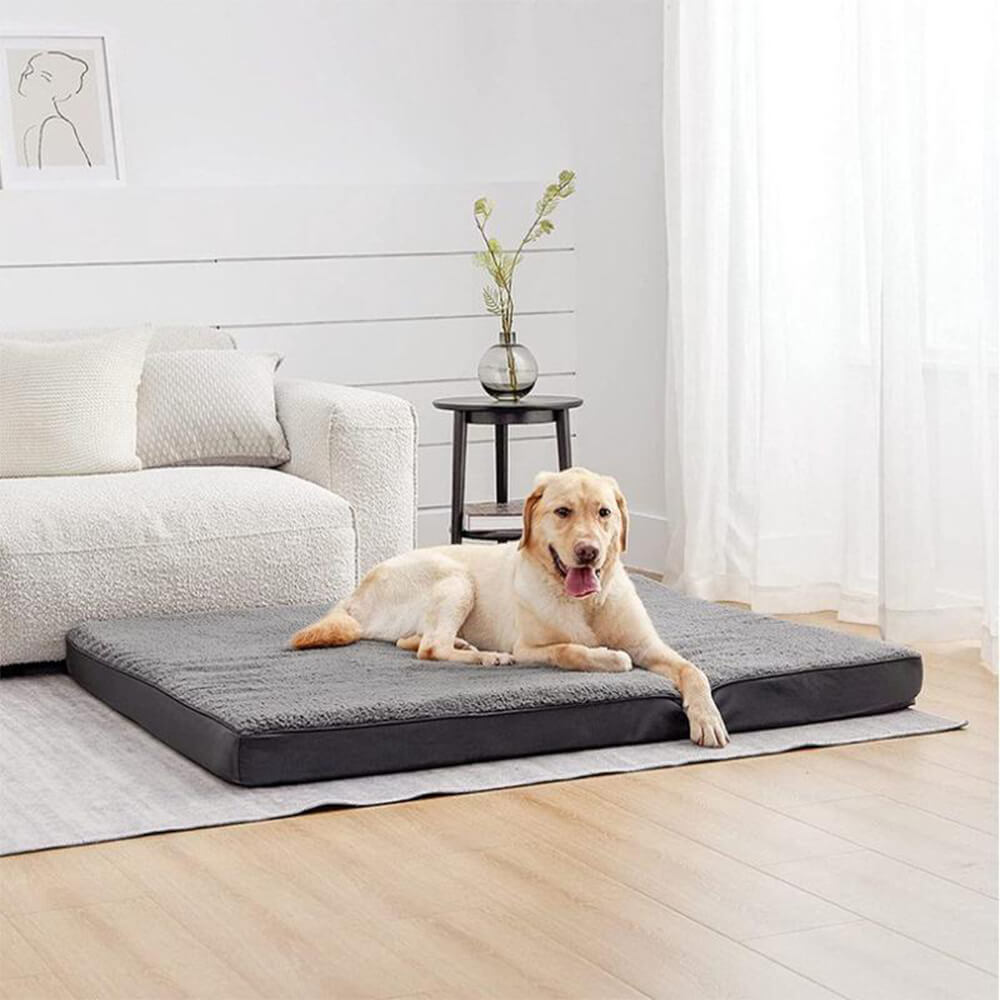 Wasserdichtes orthopädisches abnehmbares Memory-Foam-Hundebett für große Hunde