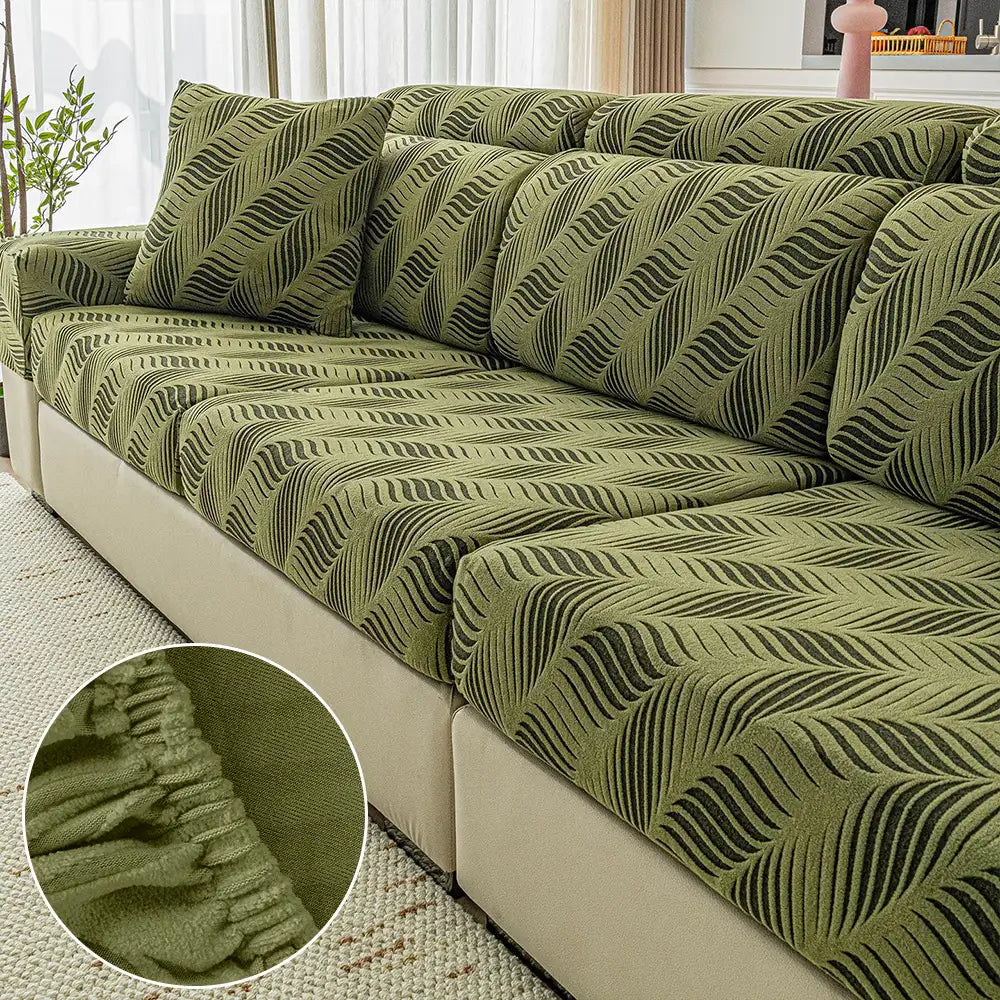 Wellen-Jacquard-Polar-Fleece Antistatik-Schutz Vollumlauf Sofaüberwurf