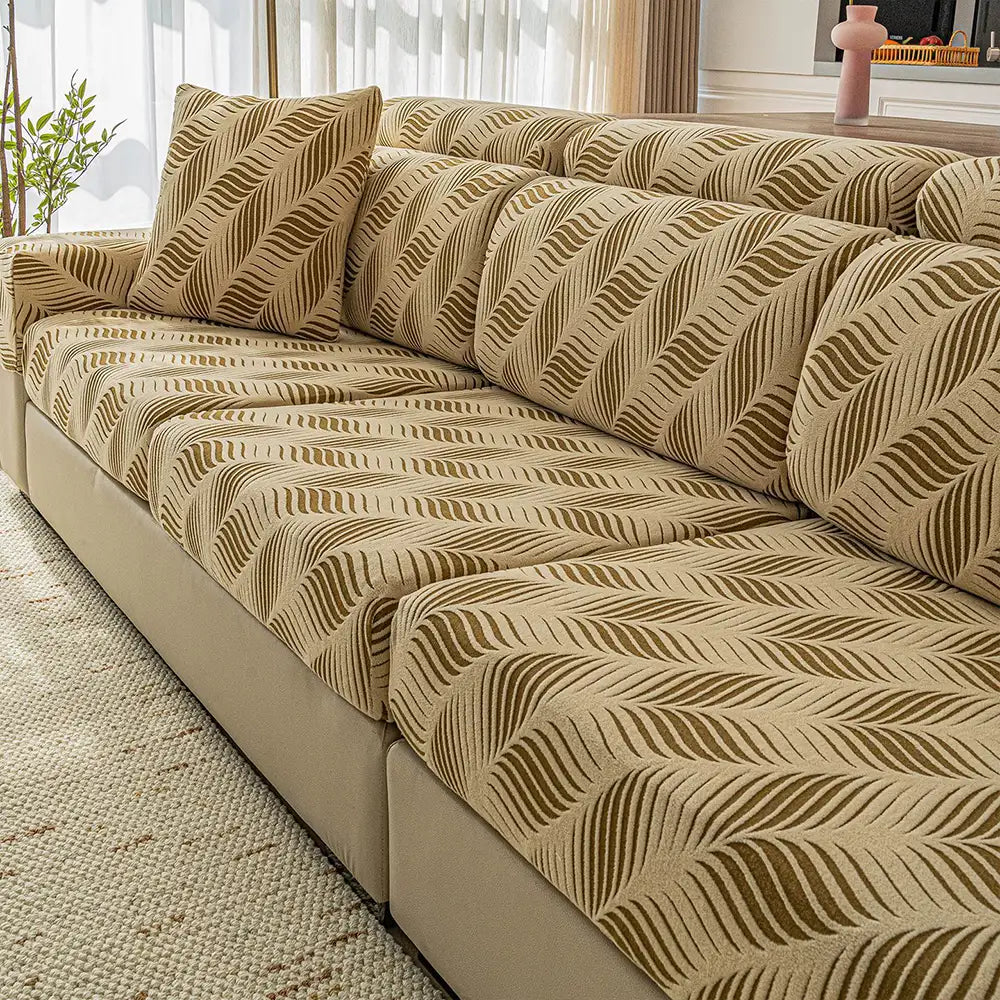 Wellen-Jacquard-Polar-Fleece Antistatik-Schutz Vollumlauf Sofaüberwurf