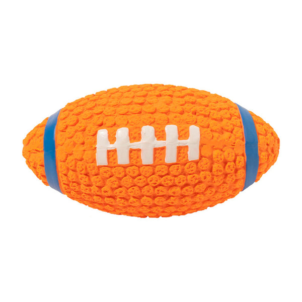 Rugby-Hundekauspielzeug mit Quietscher