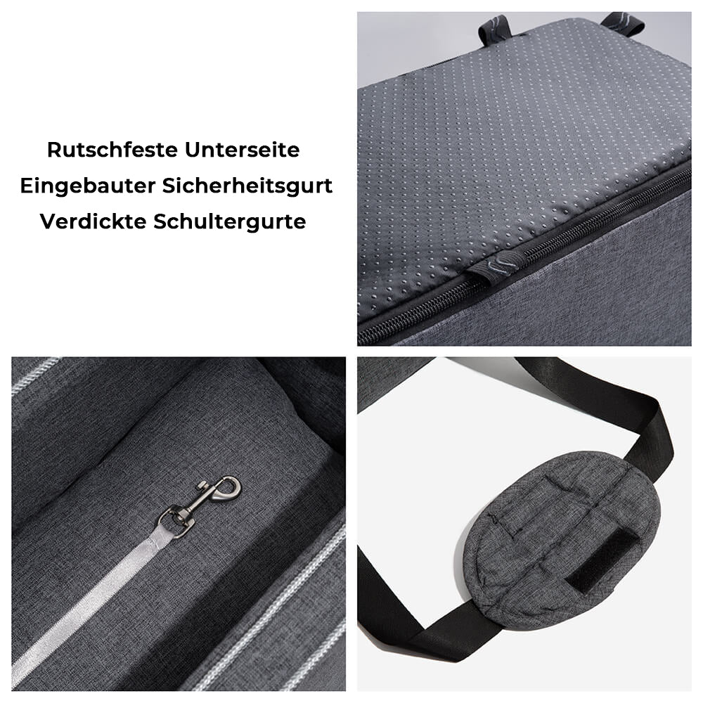 Sichere Tragbare Quadratische Tasche aus Wildleder für Haustiere