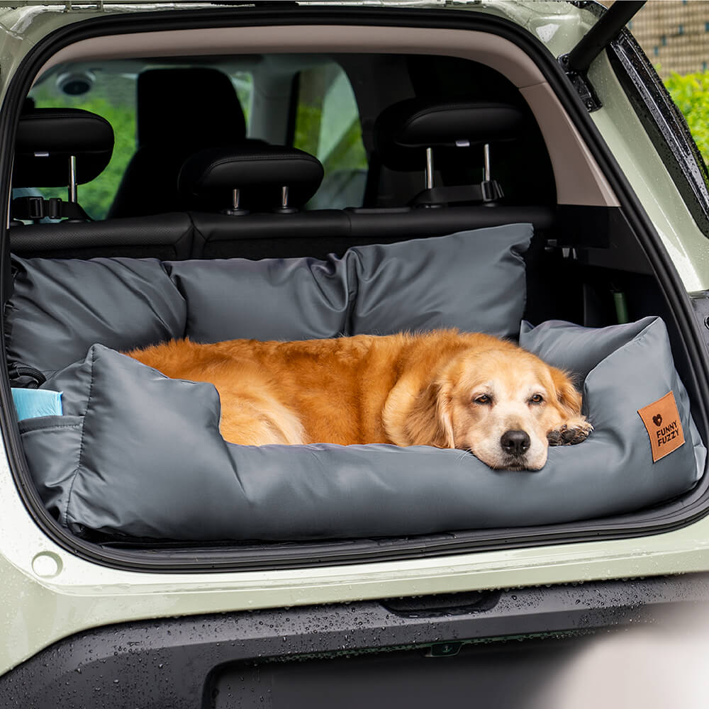 Reisepolster, wasserdicht, für mittelgroße und große Hunde, Auto-Rücksitzbett