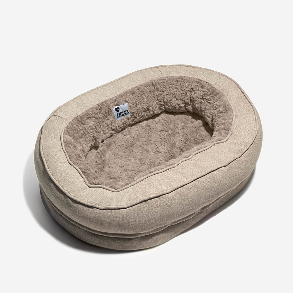 Bequem Hundebett in Donutform