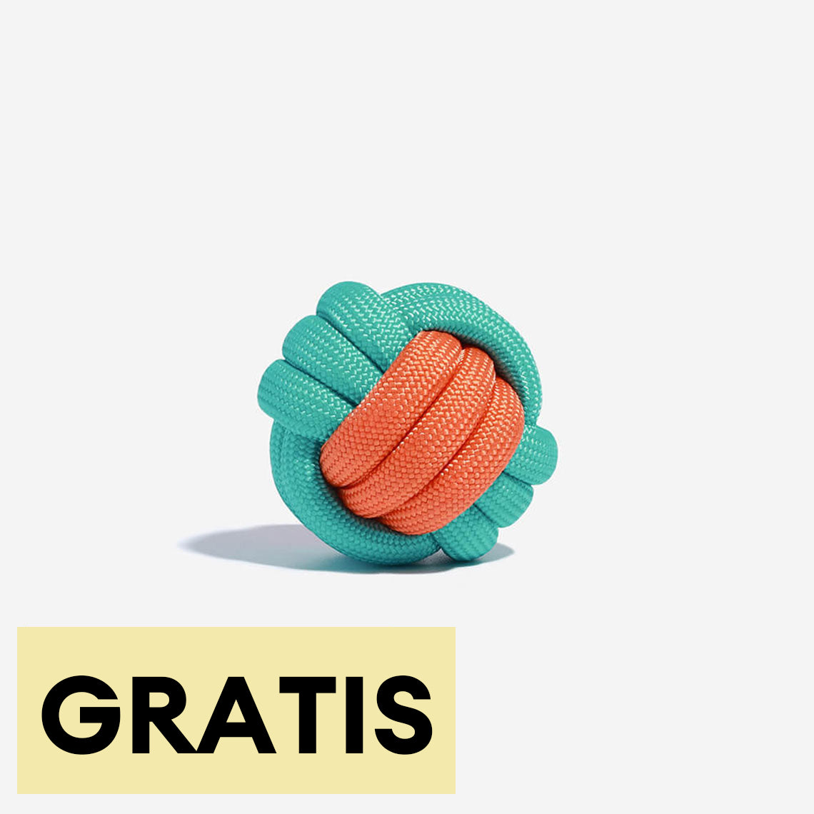 Knots Ballwurfspielzeug für Hunde - Farbkonflikt