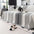 Geometrisch gestreifter Chenille langlebiger Sofaschutz Couchbezug
