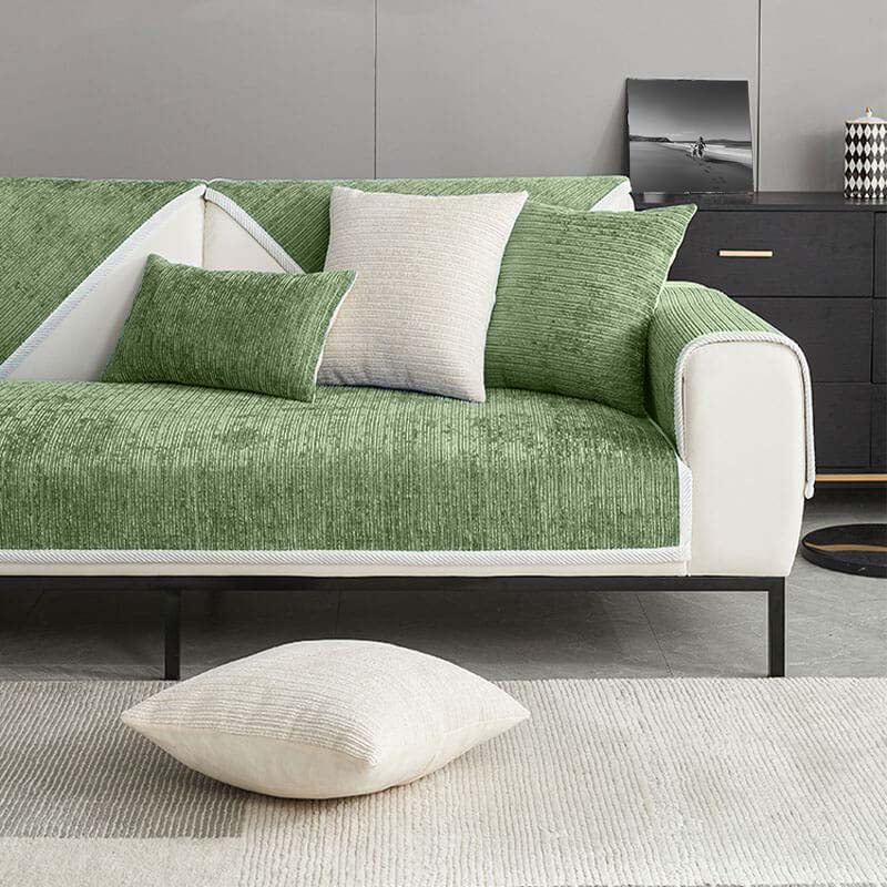 Wasserfeste antimikrobielle einfache Chenille-Stoff Anti-Kratz Sofa-Bezüge