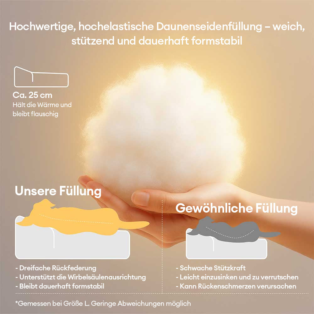 Verdicktes Großes Waschbares Kissenbett für Katzen und Hunde für alle Jahreszeiten