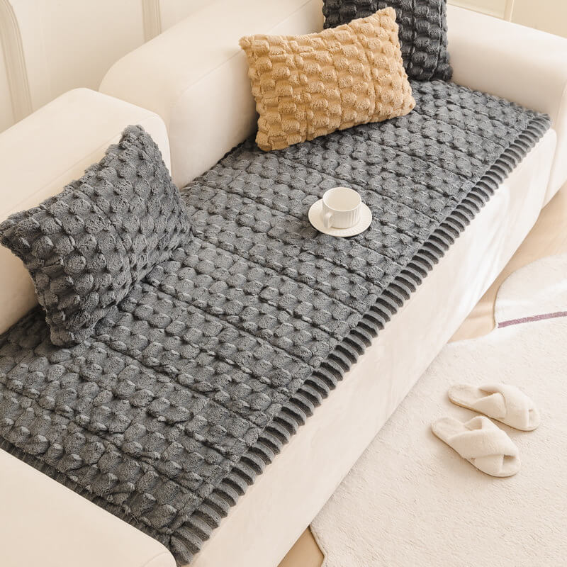 Honigwaben Plüsch Verdickte Weiche Sofa Dekoration Haustiermatte Couchbezug
