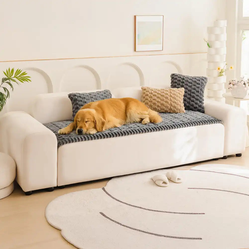 Honigwaben Plüsch Verdickte Weiche Sofa Dekoration Haustiermatte Couchbezug