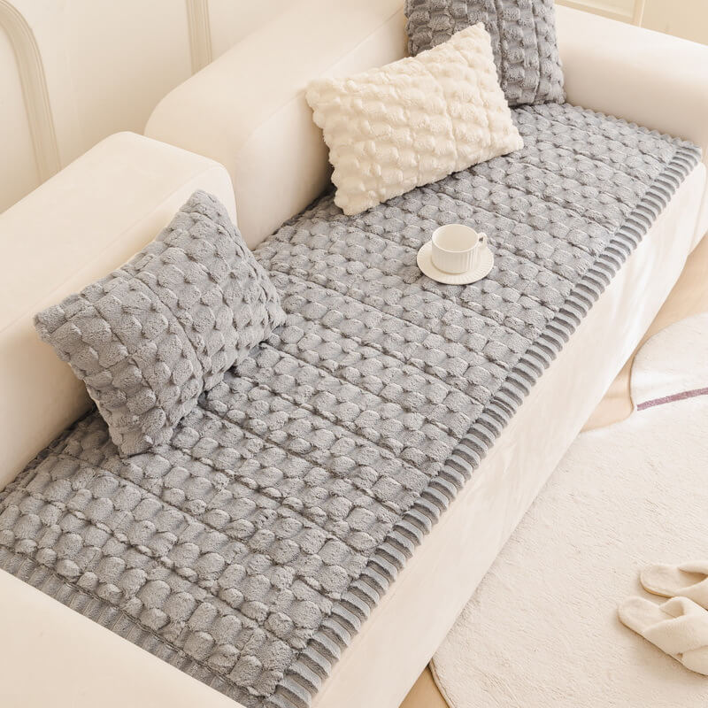 Honigwaben Plüsch Verdickte Weiche Sofa Dekoration Haustiermatte Couchbezug