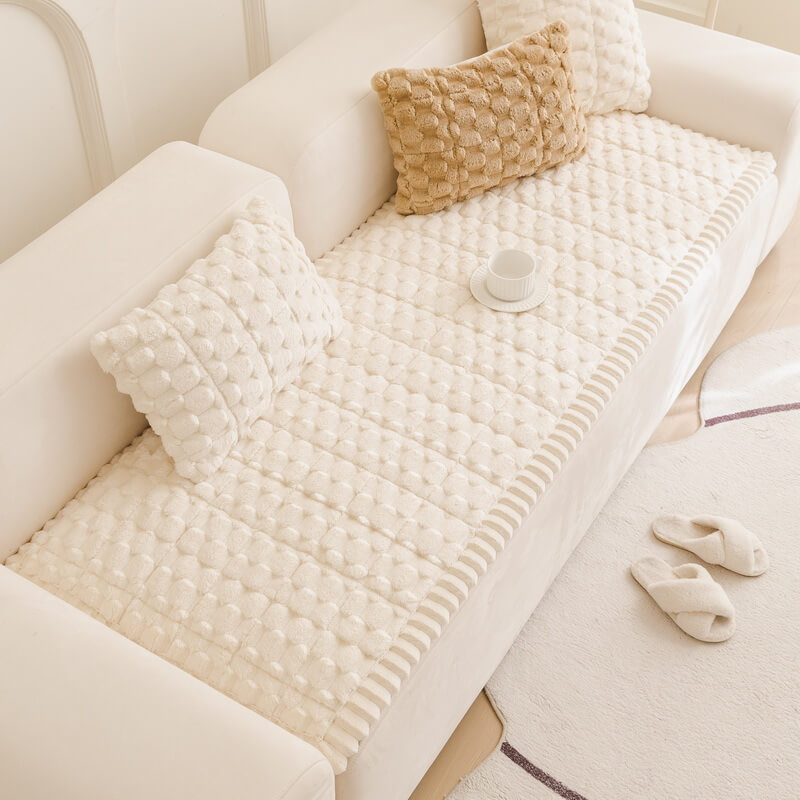 Honigwaben Plüsch Verdickte Weiche Sofa Dekoration Haustiermatte Couchbezug