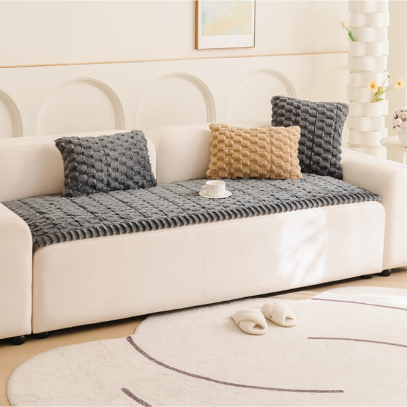 Honigwaben Plüsch Verdickte Weiche Sofa Dekoration Haustiermatte Couchbezug