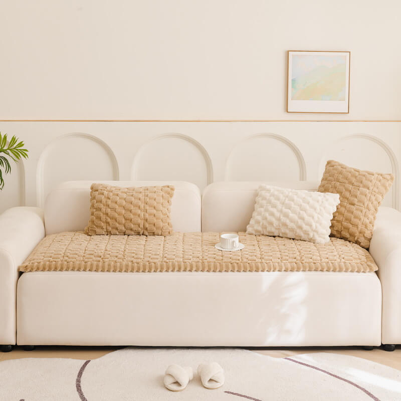 Honigwaben Plüsch Verdickte Weiche Sofa Dekoration Haustiermatte Couchbezug