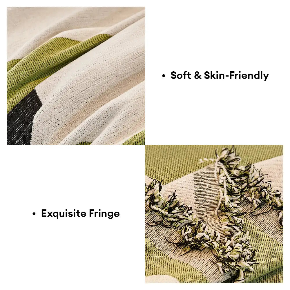 Eiscreme Wellenartige Chenille Kratzfeste Sofadecke Couchbezug