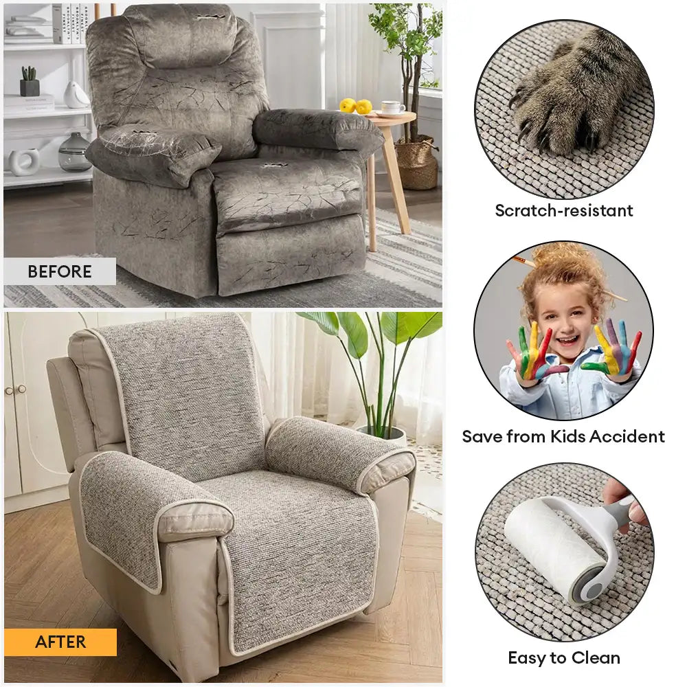 Jacquard Chenille Anti-Kratzer Rutschfeste Relax-Sofabezüge - Schick