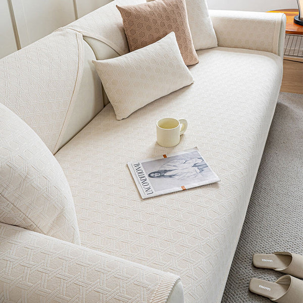 Wasserabweisender und Ölbeständiger Sofabezug aus Jacquard-Chenille-Stoff