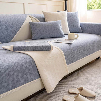 Wasserabweisender und Ölbeständiger Sofabezug aus Jacquard-Chenille-Stoff