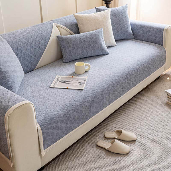 Wasserabweisender und Ölbeständiger Sofabezug aus Jacquard-Chenille-Stoff