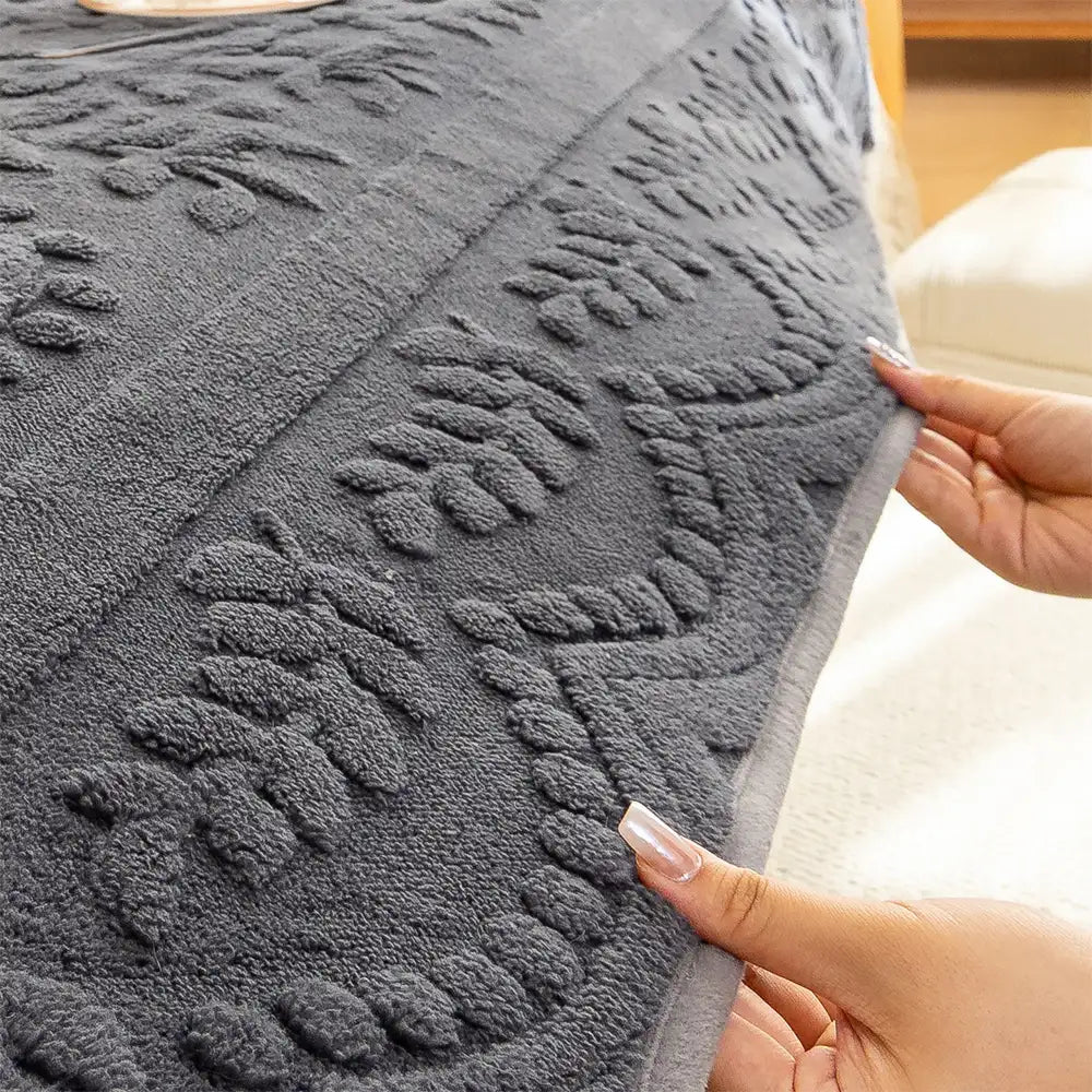 Bequemer, rutschfester und kratzfester Sofabezug aus Jacquard-Plüsch