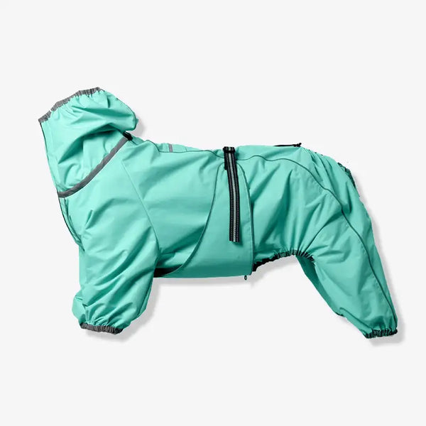 Wasserdicht Verstellbarer Hunderegenmantel Outdoor-Jacke für große Hunde