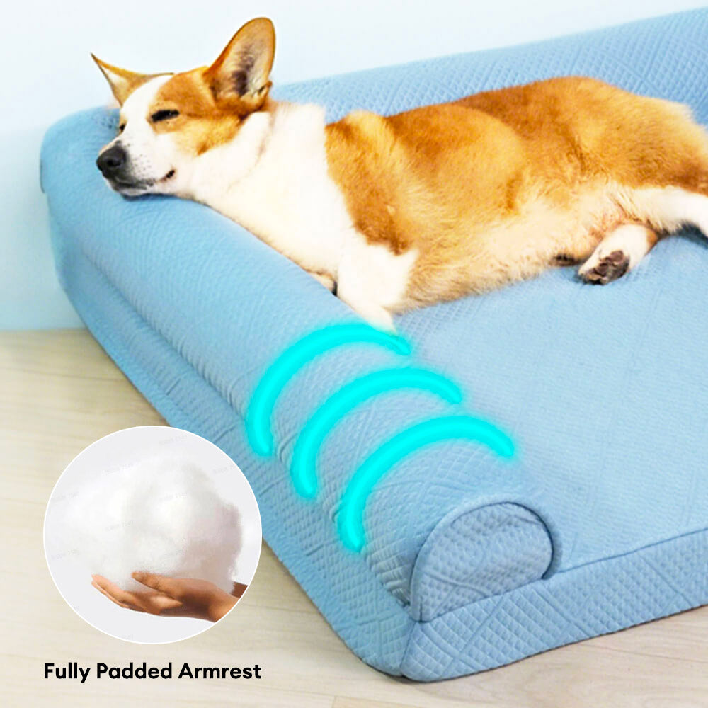 Großer Kühlender Atmungsaktiver Rutschfester Orthopädischer Hundebett
