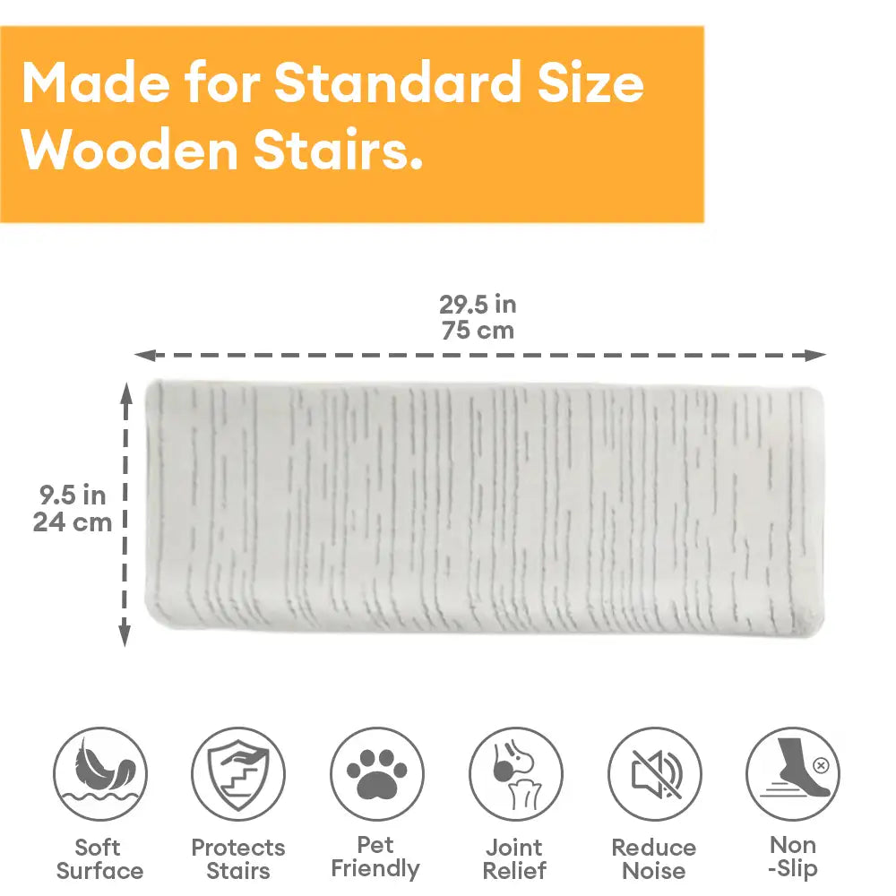 Marmor-Gepolsterte Dicke und Weiche Bullnose Rutschfeste Treppenstufen