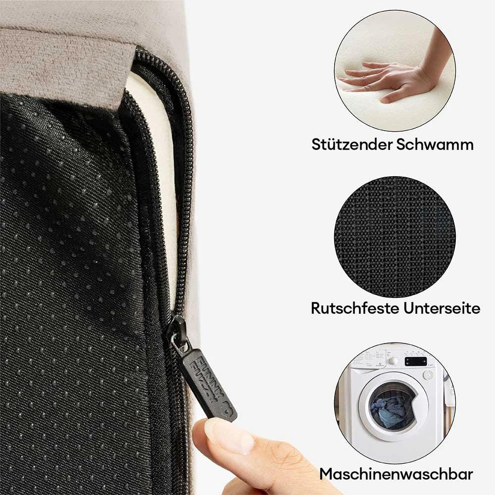 Chenille Extra Breite Rutschfeste Abnehmbare Schwamm Haustier Treppen - SafeRamp