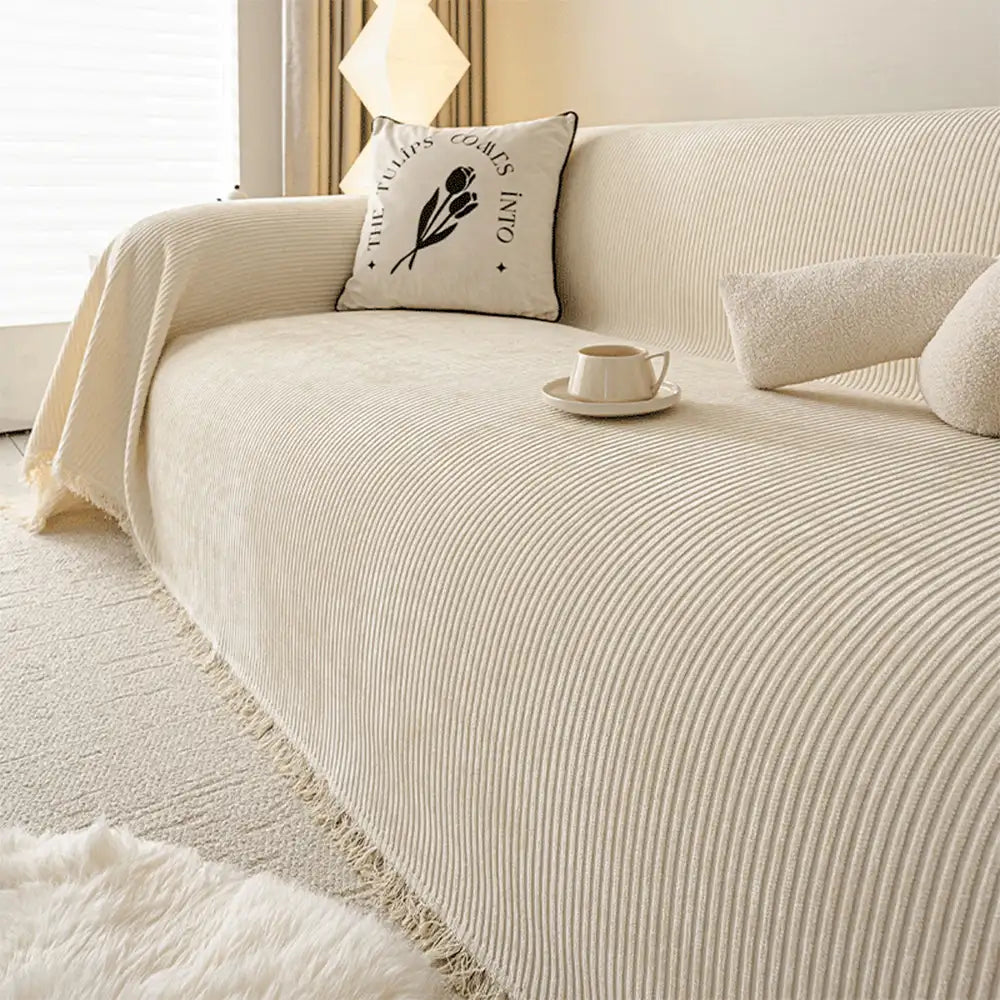 Moderne klassische kratzfeste Chenille-Sofa-Decke waschbarer Couchbezug