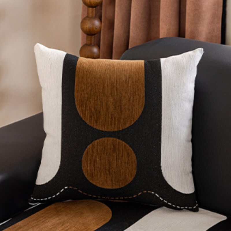 Moderner unregelmäßig geformter Chenille kratzfester Sofaüberzug