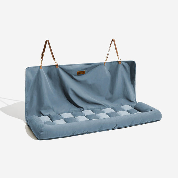 Reise Polster Sicherheit Unterwegs Rücksitz für Großen Hund im Schachbrettmuster