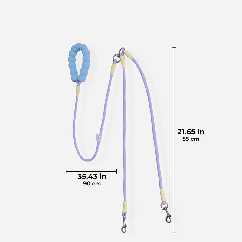 Mehrzweck-Doppelleine Verwicklungsfreie Hundeleine