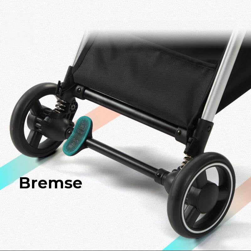 Ultraleichter und Abnehmbar Multifunktionaler 2-in-1-Haustierkinderwagen aus Aluminiumlegierung