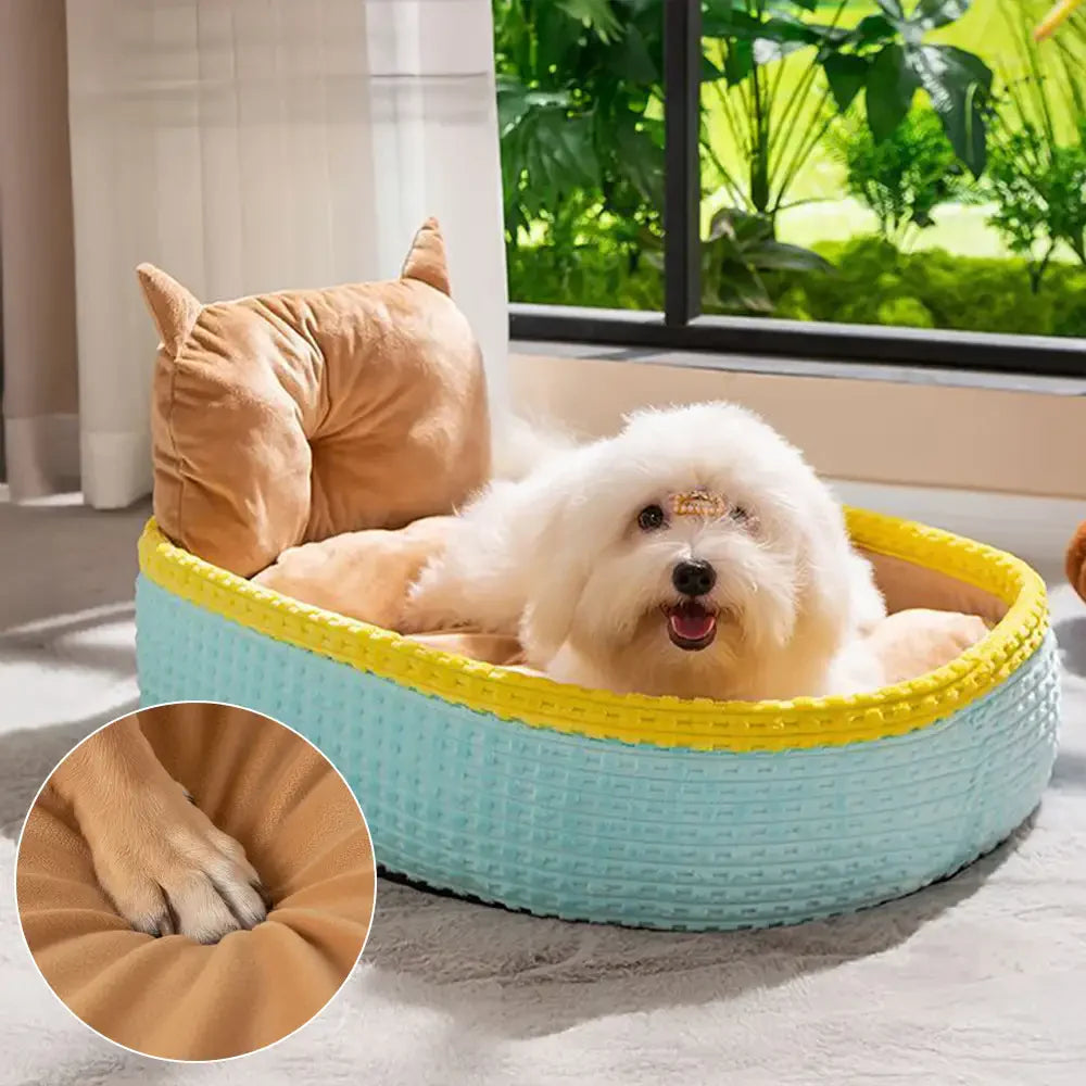 Nack stütze weiche erhöhende Rahmen Tiefschlaf Haustier Liege Kissen Hundebett