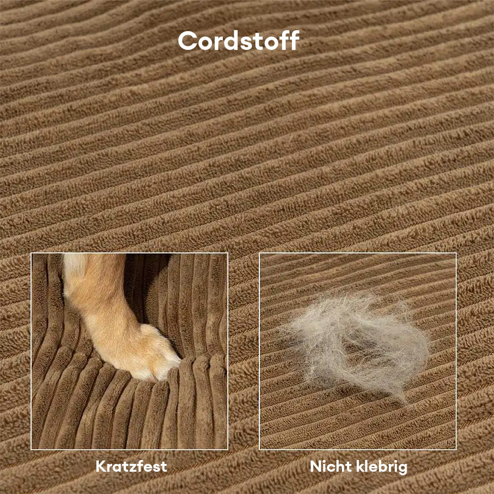 Cordura kratzfestes, abnehmbares orthopädisches Hundebett mit Kissen – ComfySofa