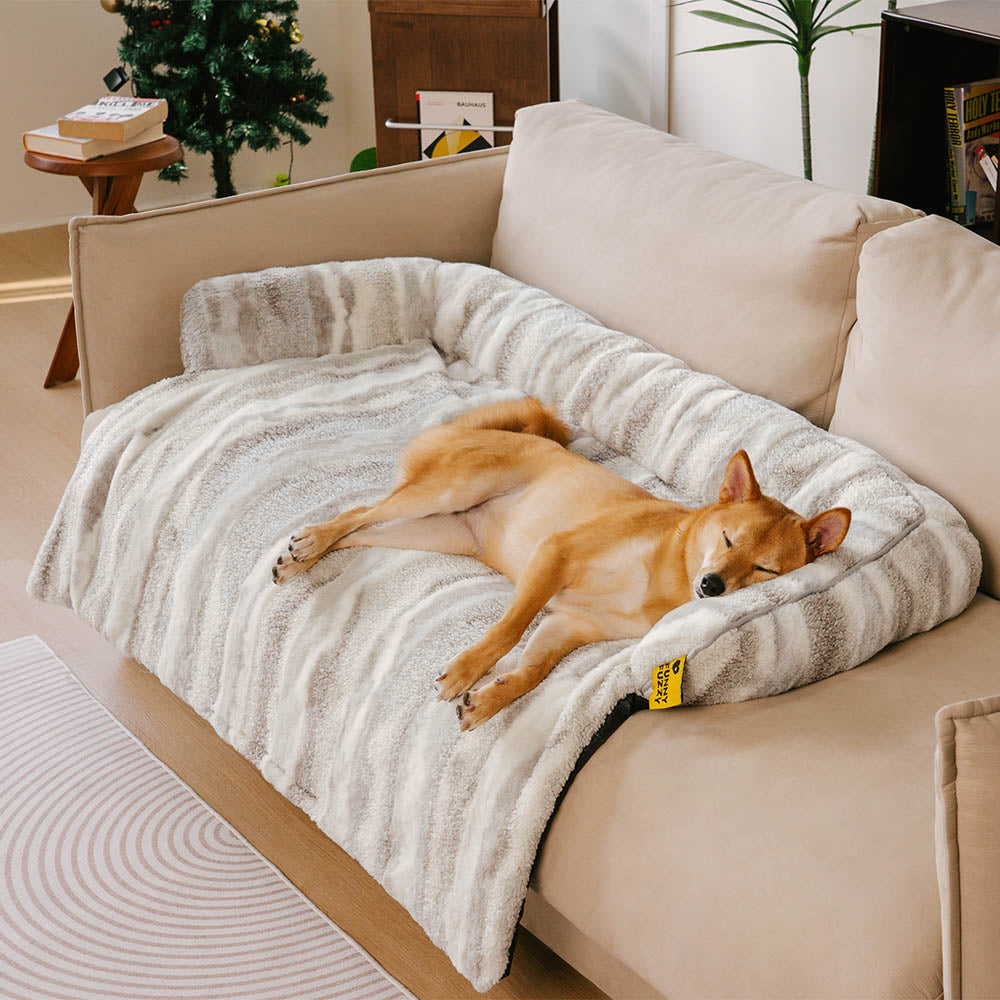 Nordische Plüsch-Sofa-Schutzmatte für Hunde - PawLounge