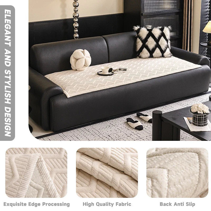 Hautfreundliche Velours Bequeme Hundematte Rutschfester Couchbezug